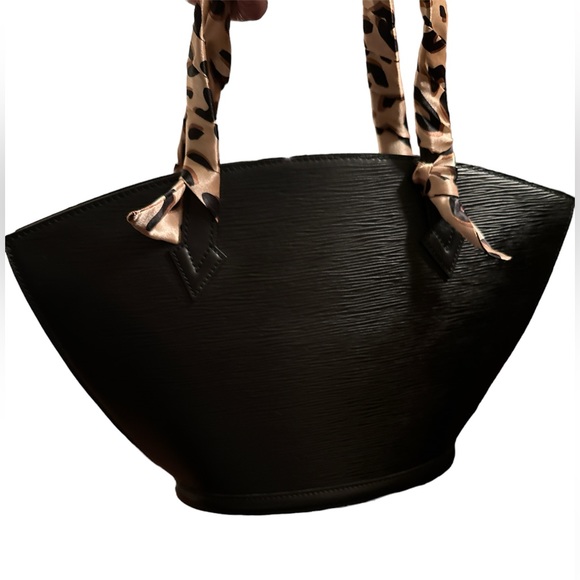 Louis Vuitton black Saint Jacques Epi leather bag! PERFECT condition!!! - Picture 8 of 9